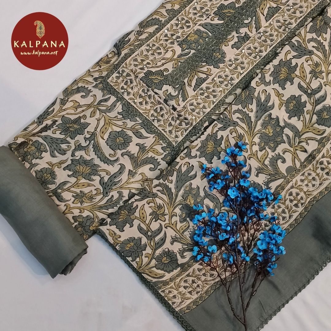 Shirt: Grey Coloured Printed With Embroidery Pure Cotton Unstitched Suit.
Dupatta: Grey Color Plain Cotton Dupatta.
Bottom: Grey Pure Cotton Bottom.
Perfect for Semi,Formal,Wear.
Recommended for Summer season(s). Dry Clean Only
Shirt Fabric: 2.5 mts
Salwar Fabric: 2.4 mts
Dupatta: 2.4 mts
Country Of Origin:India
Weight: 250 gms