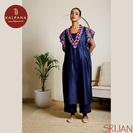 Top : Chintz Kaftan Blue Chanderi Shirt and V Neck Neckline.
Dupatta: It comes with Blue color Chintz Chanderi Dupatta.
Bottom : The Cotton Satin Chintz Blue color Pants.
Perfect for Casual,Wear. Recommended for Summer season(s). Dry Clean Only
Country Of Origin:India
Weight: 500 gms