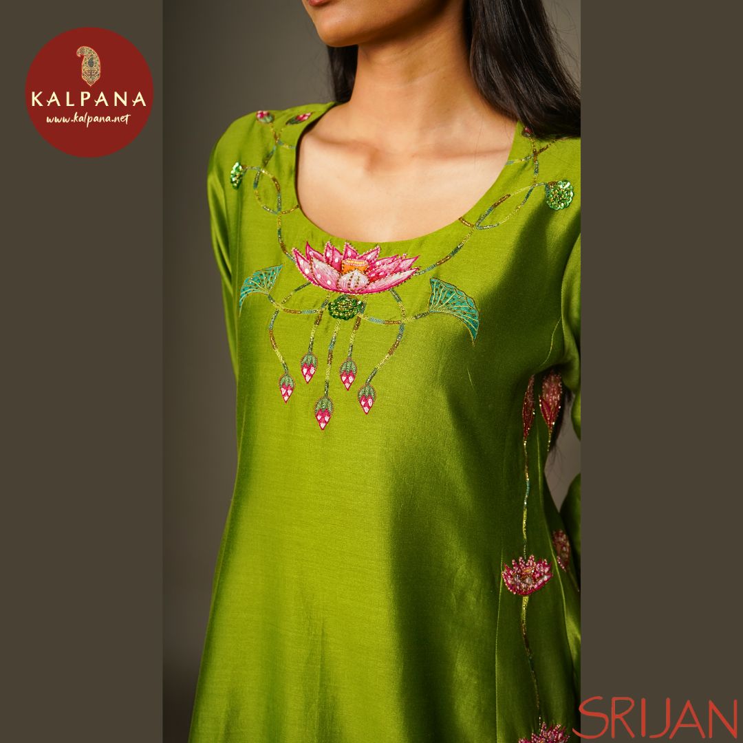 Kaftan Pichwai Chanderi Salwar Kameez