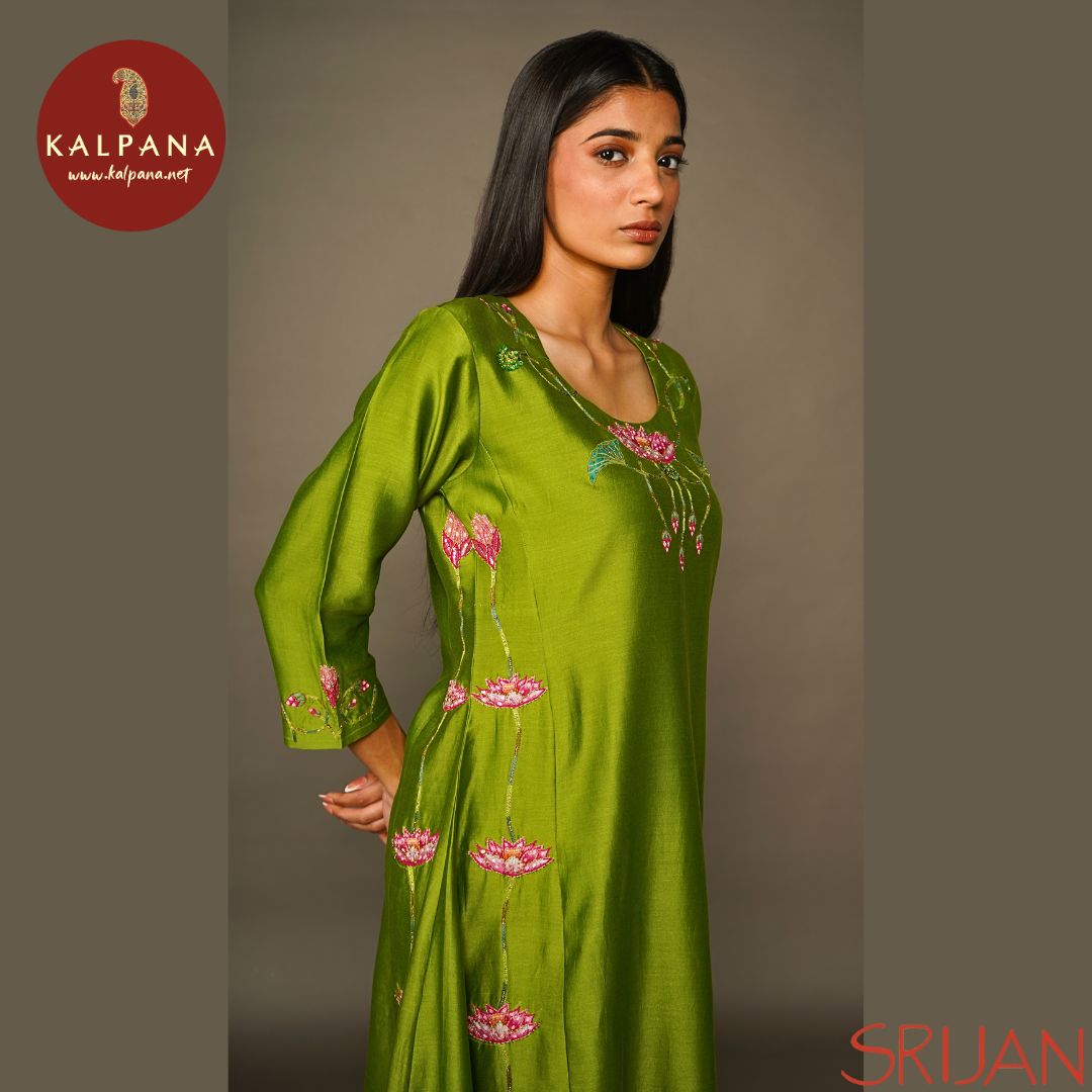 Kaftan Pichwai Chanderi Salwar Kameez