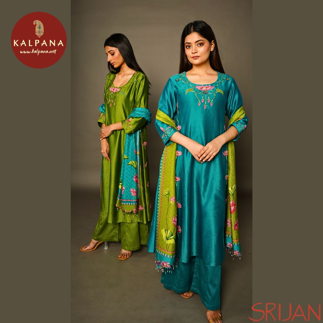 Kaftan Pichwai Chanderi Salwar Kameez