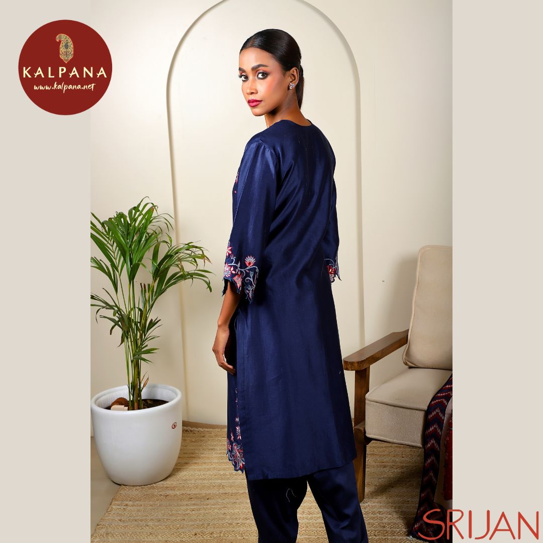 A Line Chintz Chanderi Salwar Kameez