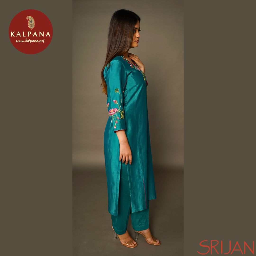 Princess Line Pichwai Chanderi Salwar Kameez