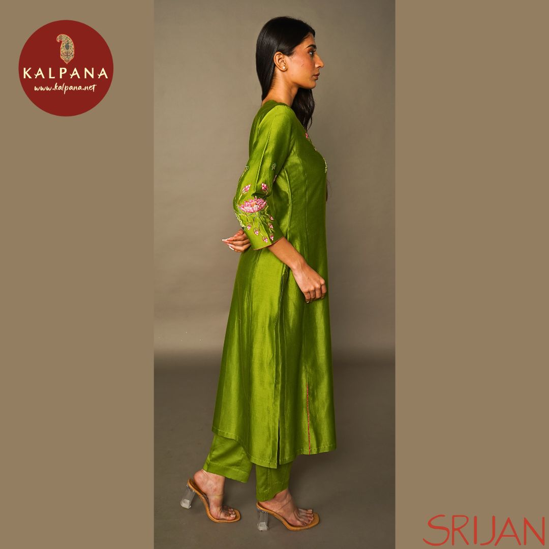 Princess Line Pichwai Chanderi Salwar Kameez