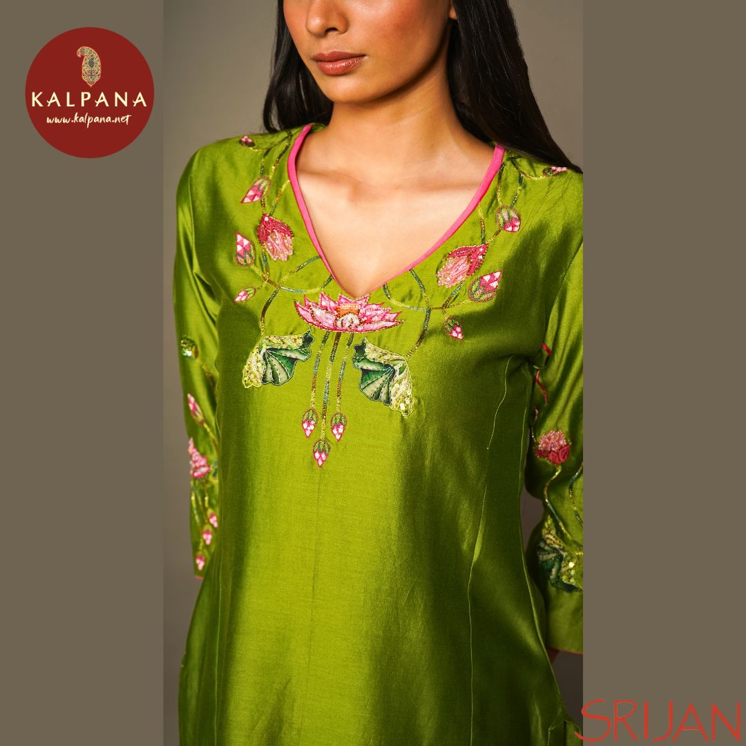 Princess Line Pichwai Chanderi Salwar Kameez