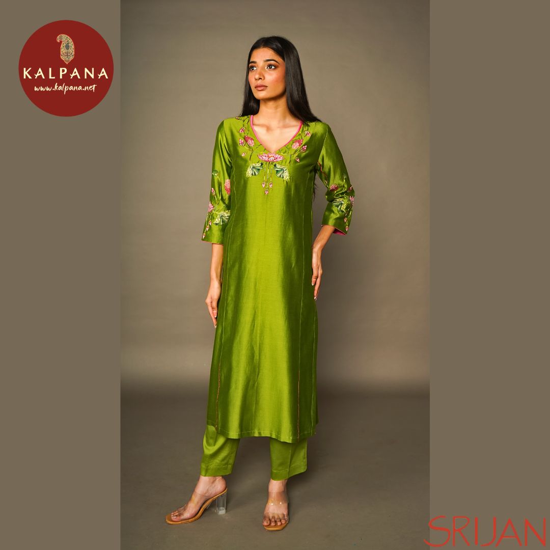 Princess Line Pichwai Chanderi Salwar Kameez