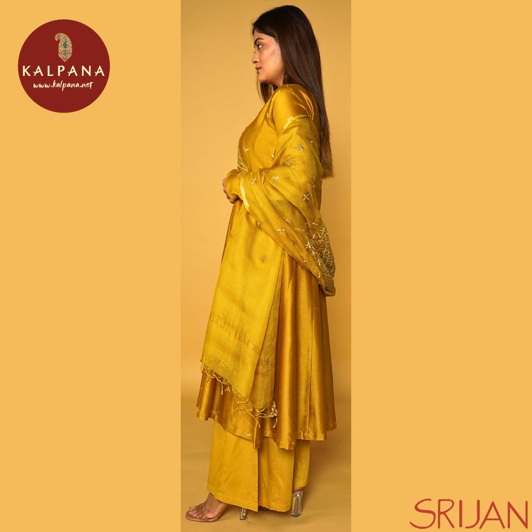 Large Kalidaar Gotta Patti Chanderi Salwar Kameez