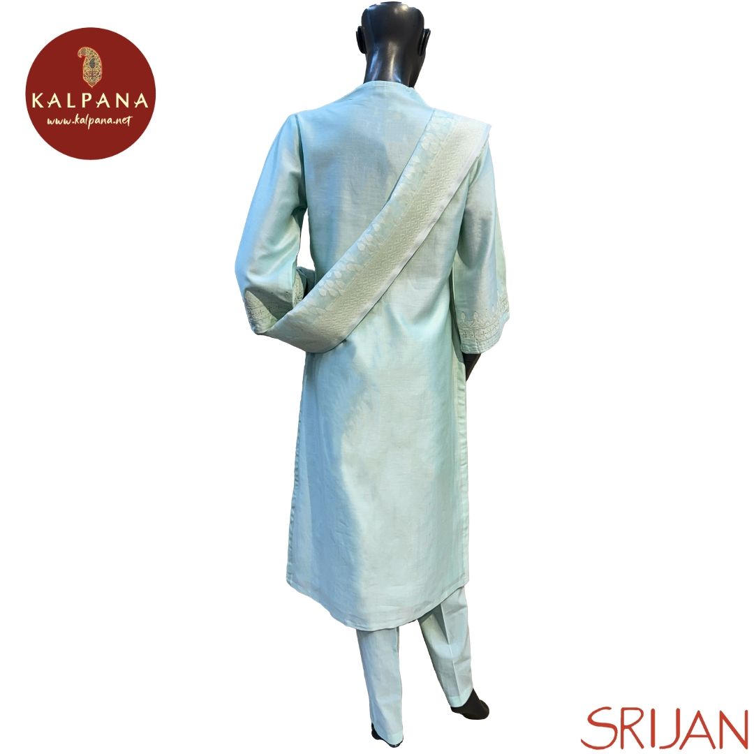 A Line Jamdani Chanderi Salwar Kameez