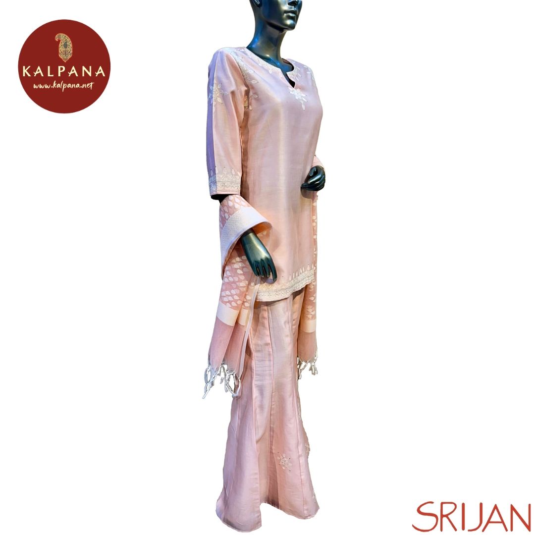 A Line Jamdani Chanderi Salwar Kameez