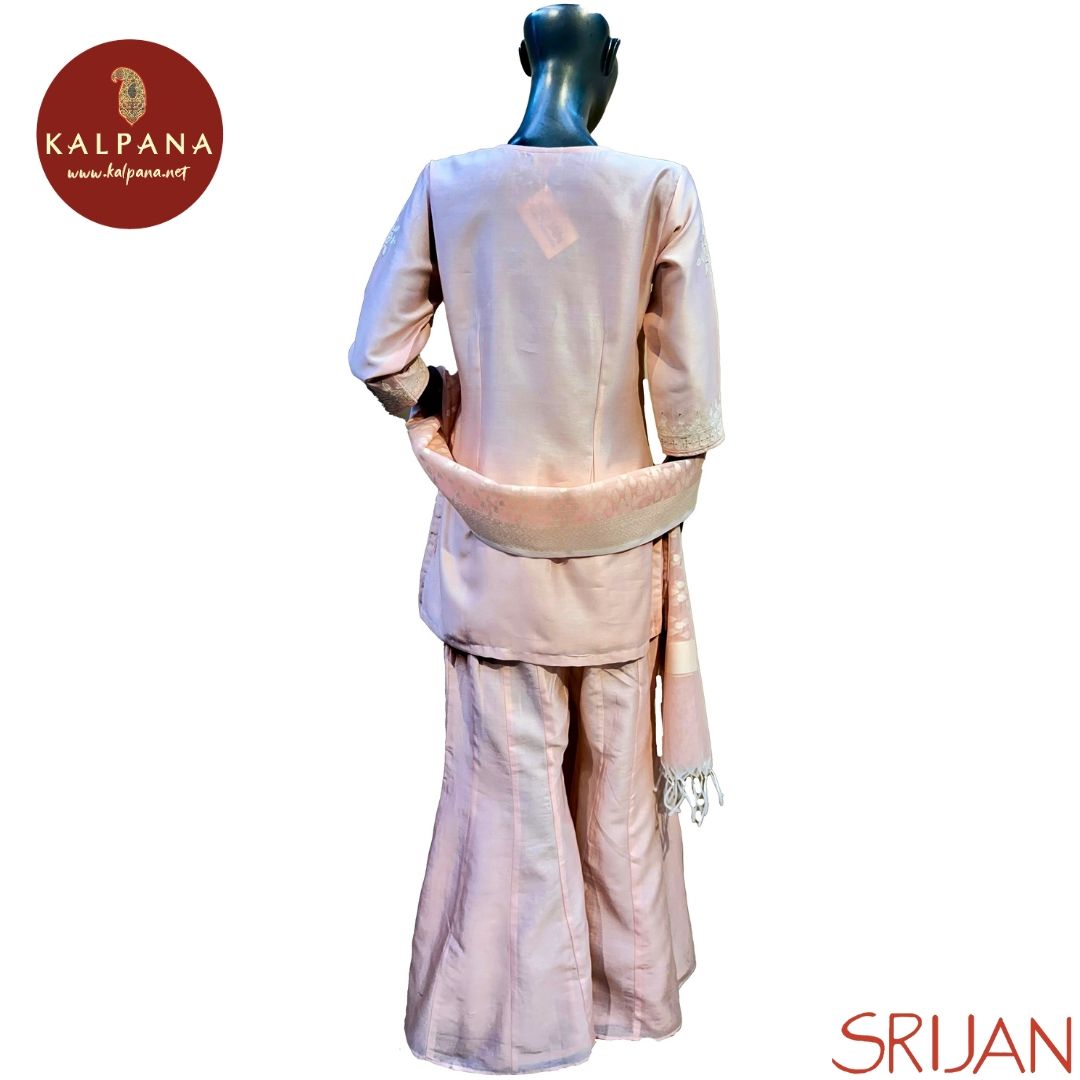 A Line Jamdani Chanderi Salwar Kameez