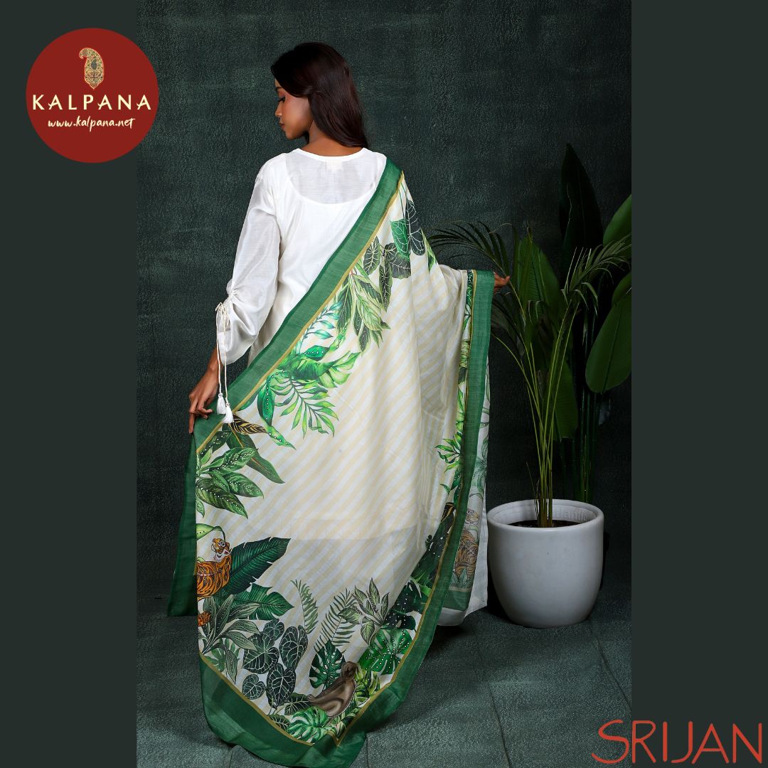 A Line Gond Chanderi Salwar Kameez