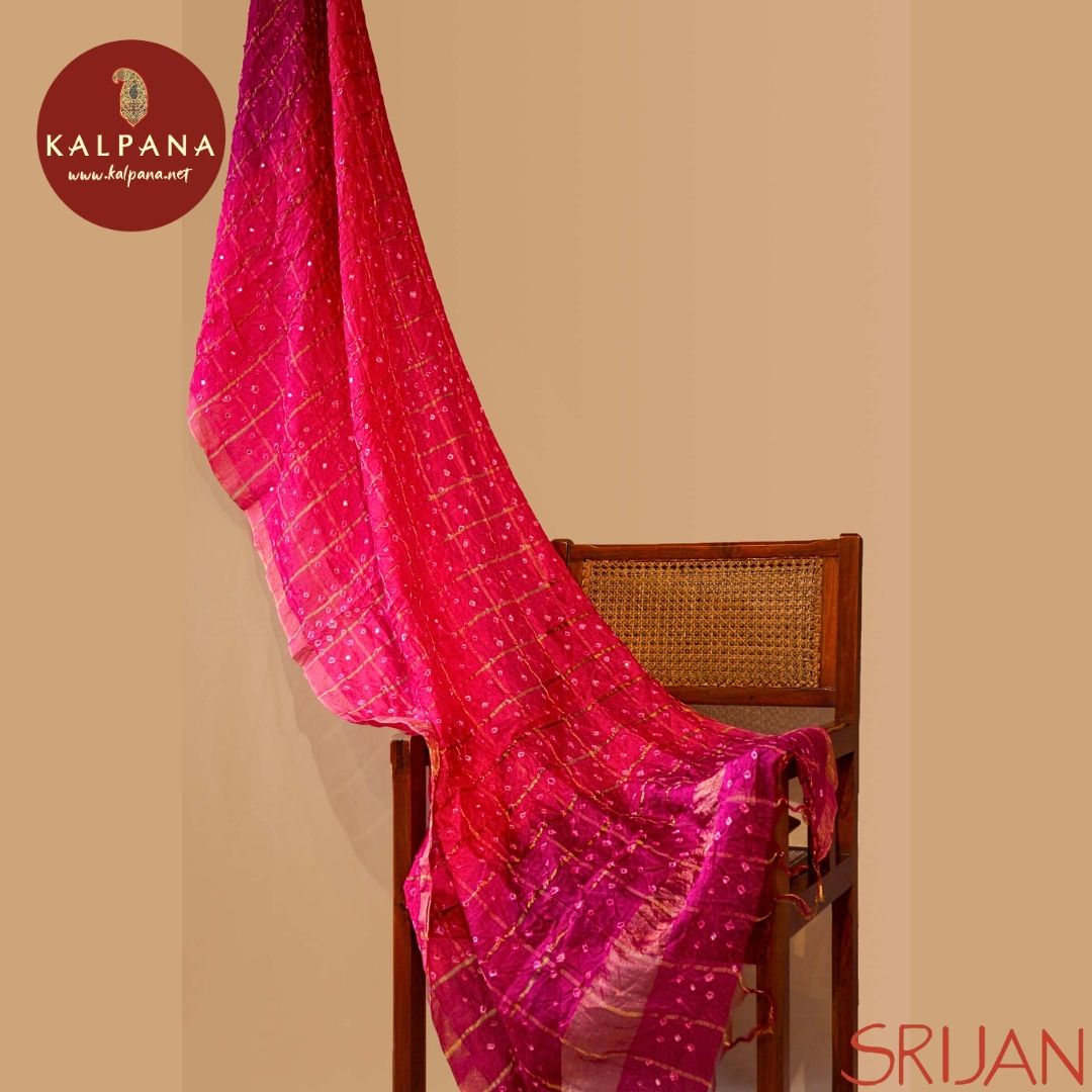 A Line Rabari Chanderi Co-ord set - Kalpana