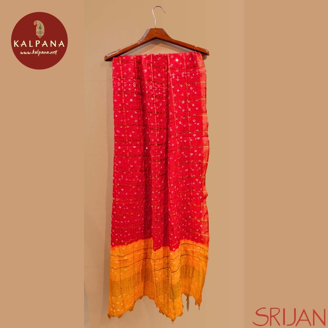 A Line Rabari Chanderi Co-ord set - Kalpana