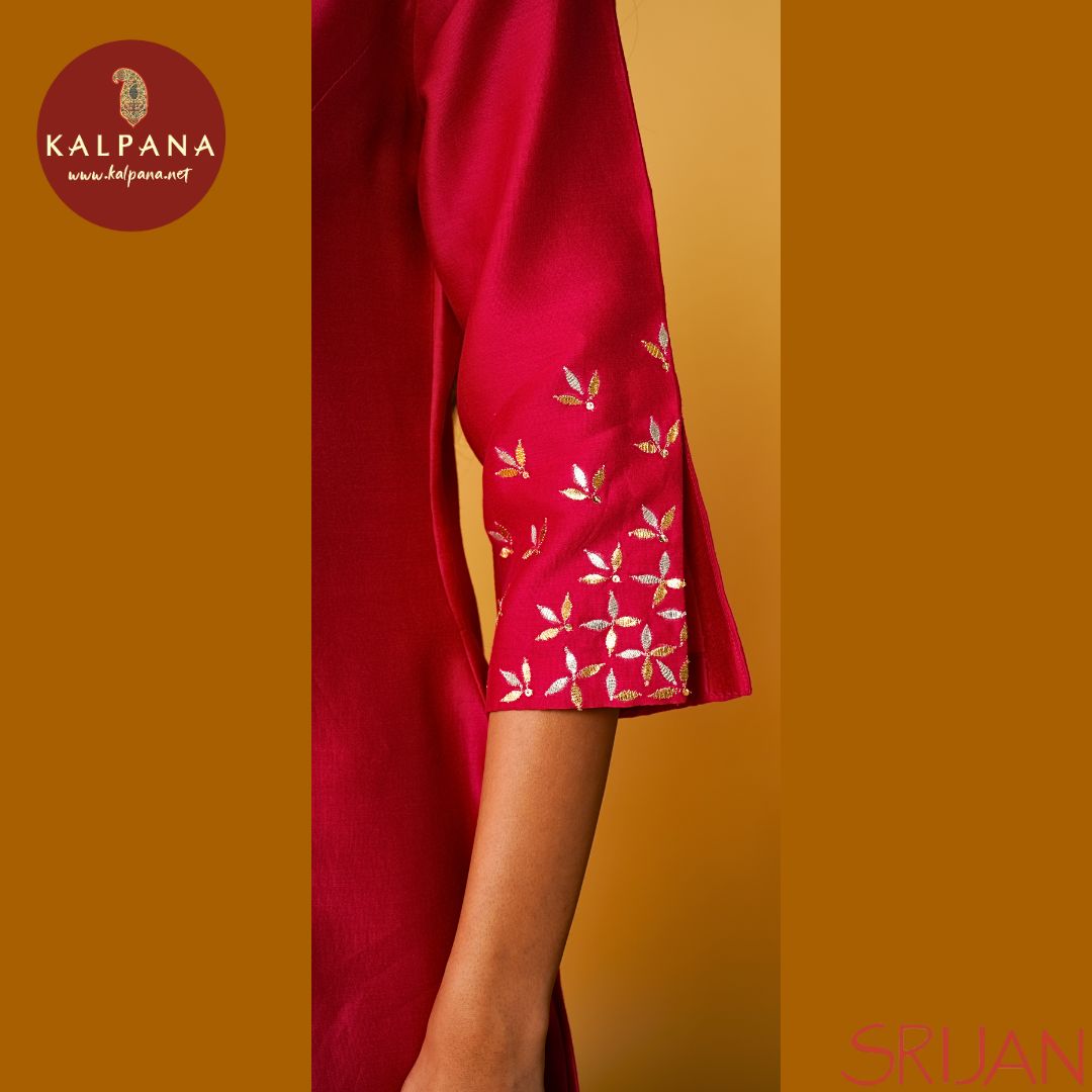 Princess Line Gotta Patti Chanderi Salwar Kameez