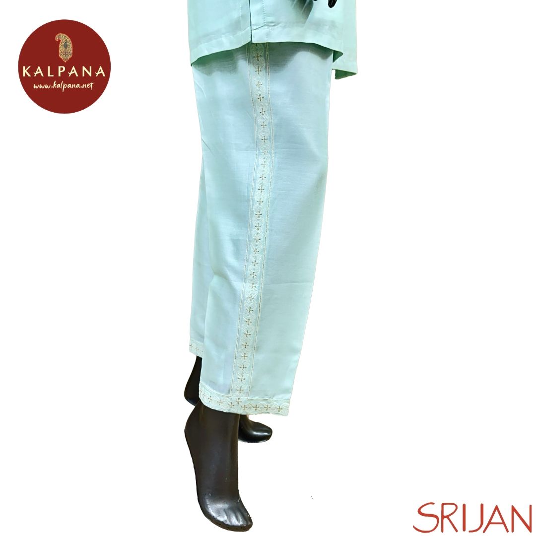 A-Line Front Open Jamdani Chanderi Co-ord Set