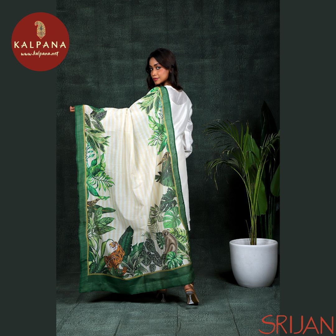 Large Kalidaar Gond Chanderi Salwar Kameez