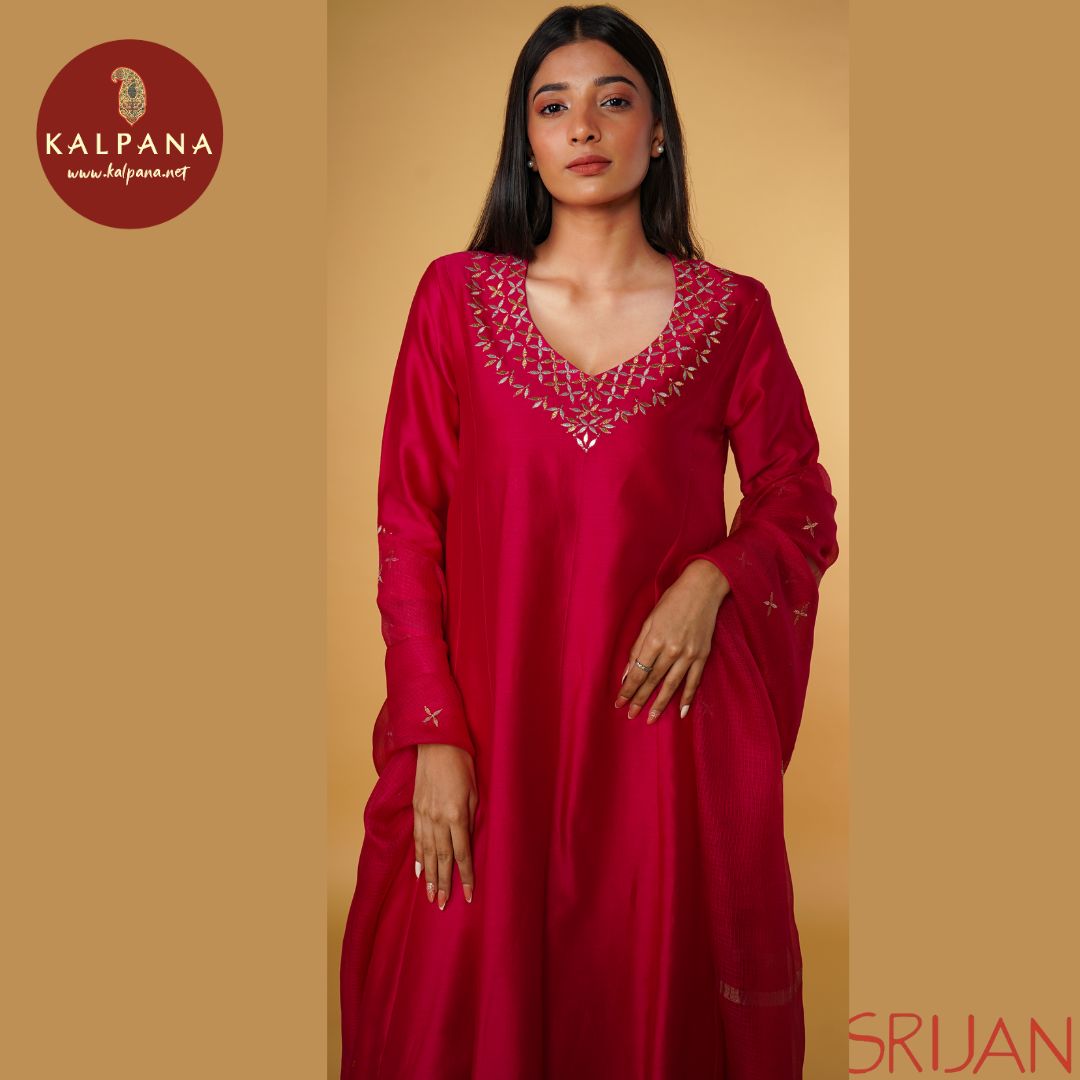 Princess Line Gotta Patti Chanderi Salwar Kameez