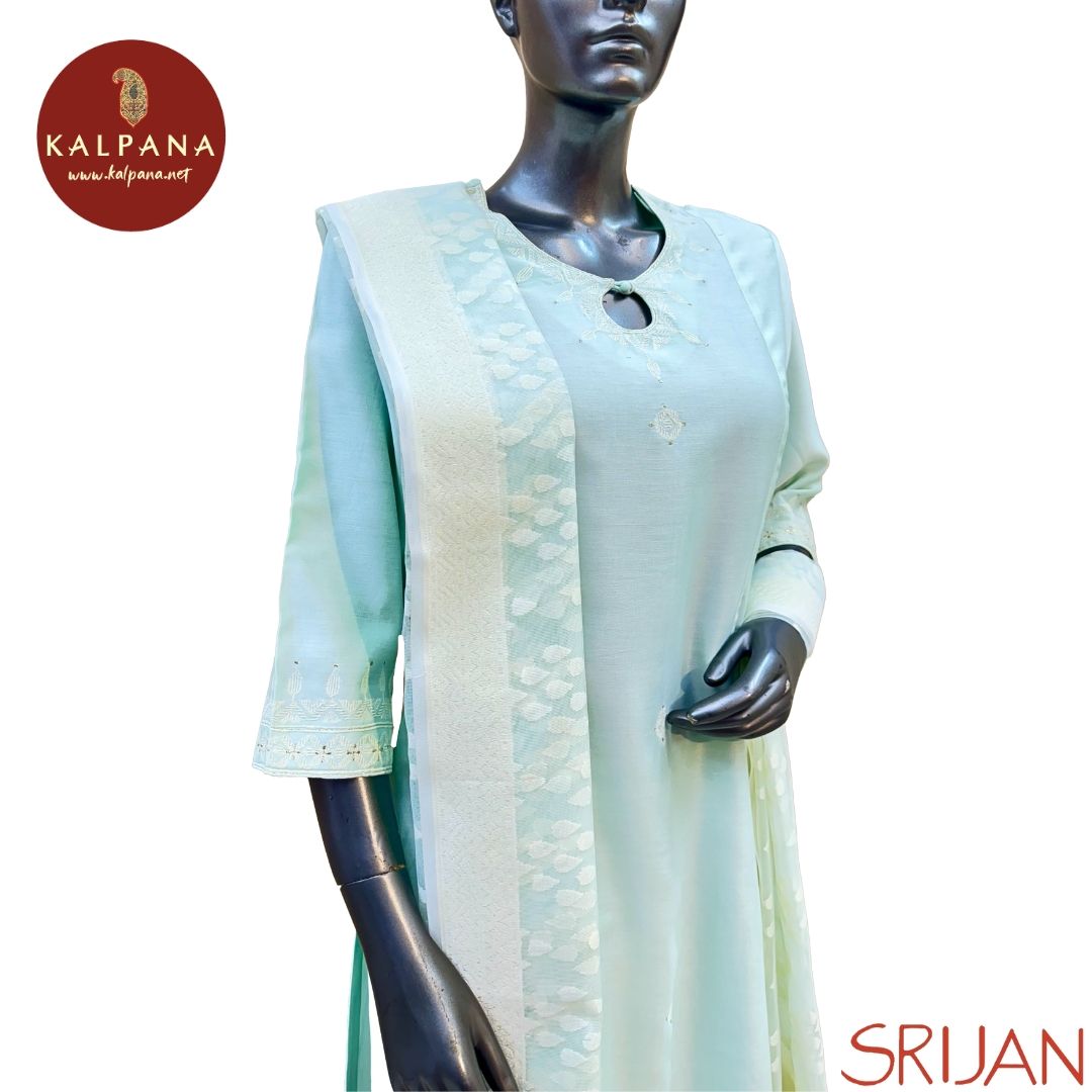 Princess Line Jamdani Chanderi Salwar Kameez