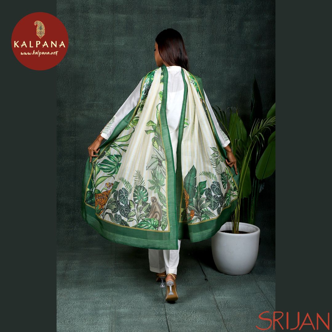 Princess Line Gond Chanderi Salwar Kameez