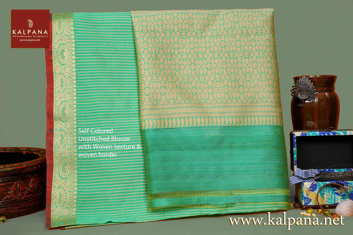 Banarasi Handloom Pure Tussar Silk Saree - Kalpana