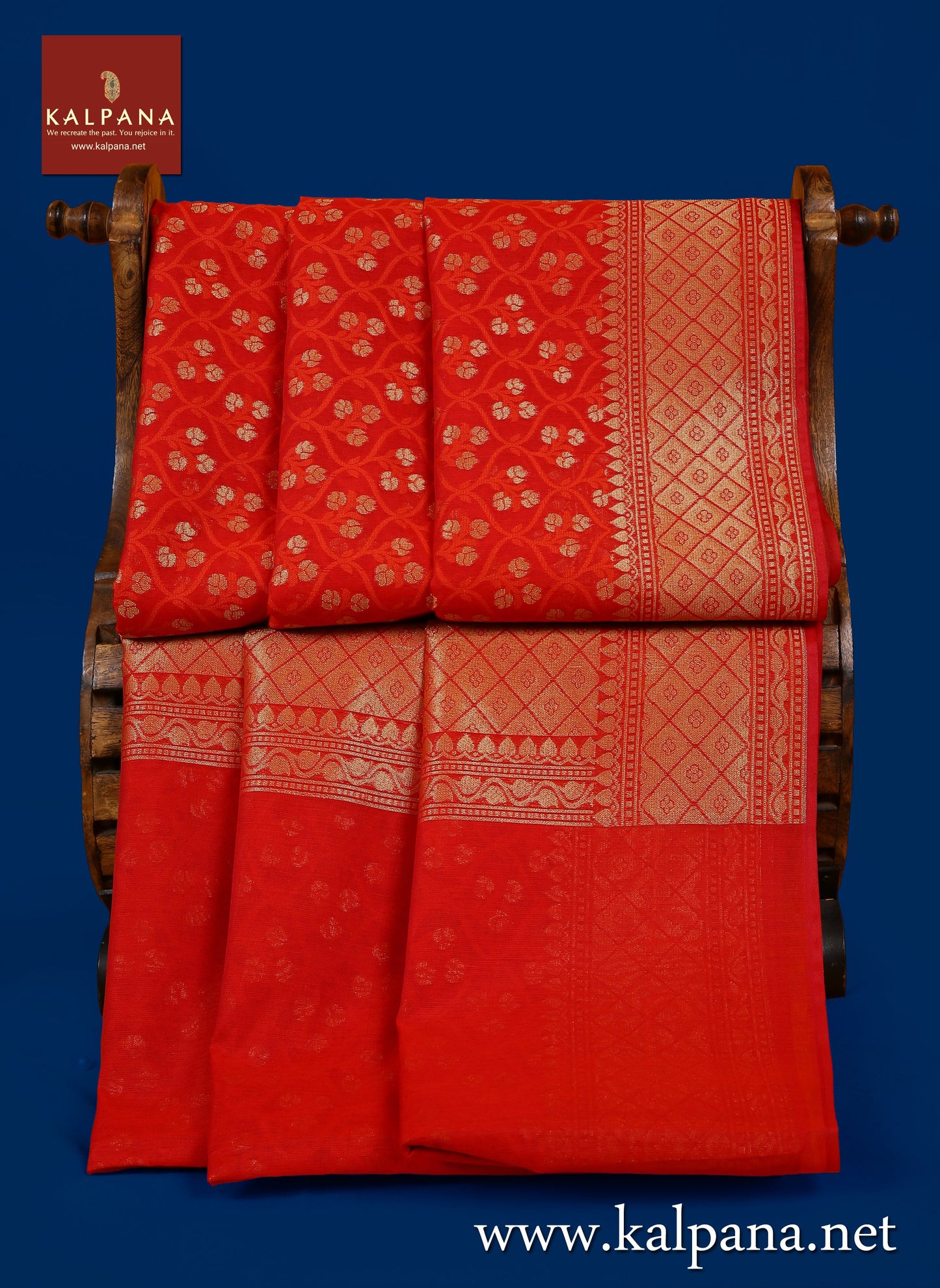 Banarasi Woven Blended Cotton Saree