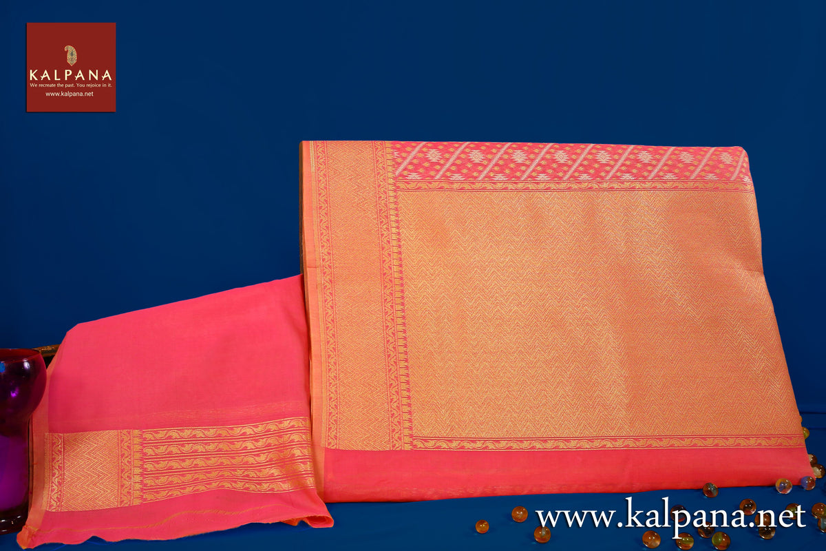 Banarasi Woven Blended Cotton Saree - Kalpana