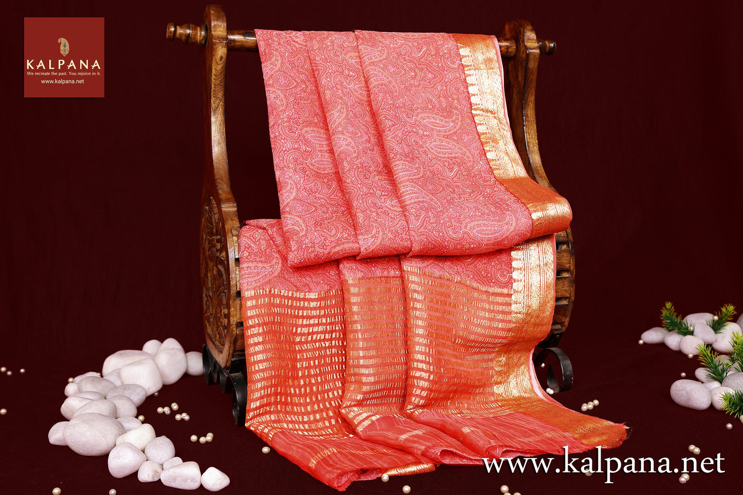 Printed Pure Chiffon Saree
