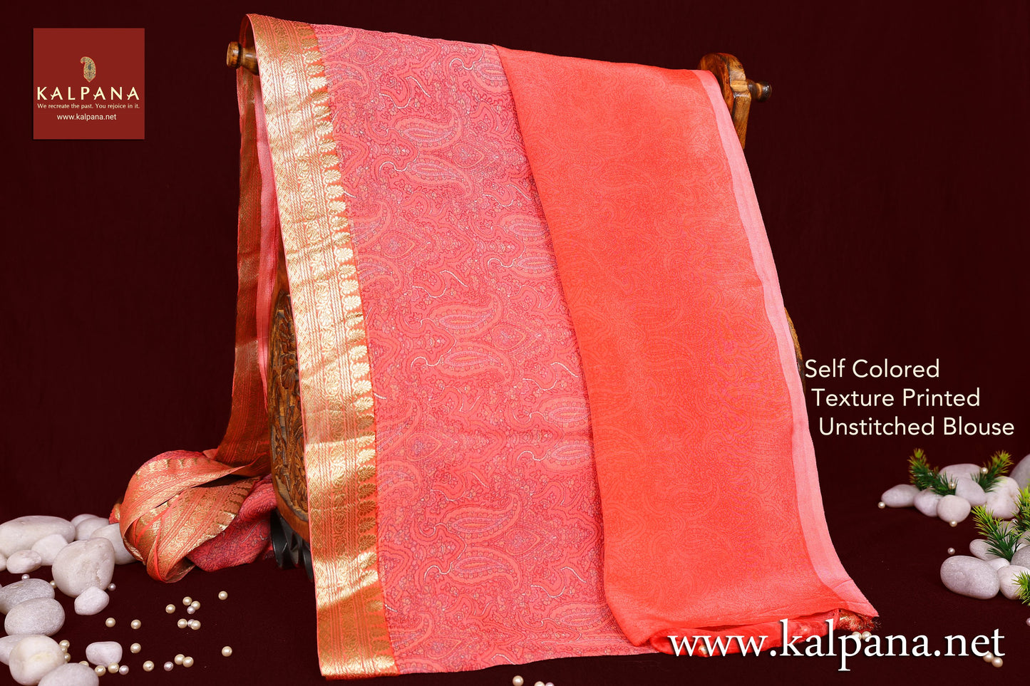 Printed Pure Chiffon Saree - Kalpana