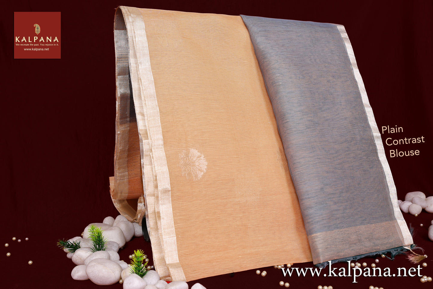 Handloom Pure Linen Saree