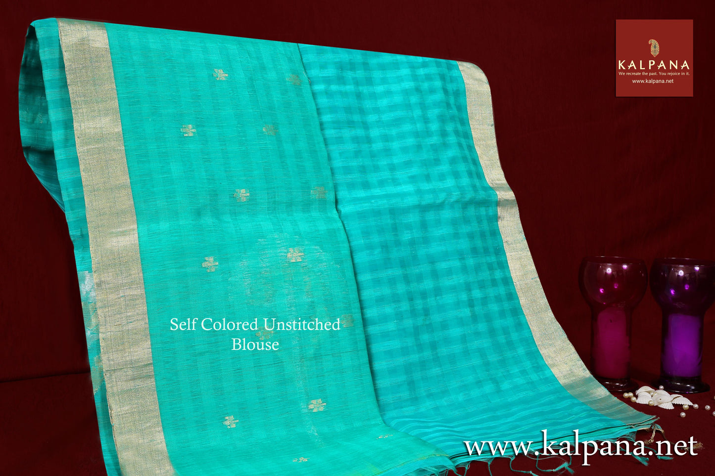 Handloom Pure Linen Saree