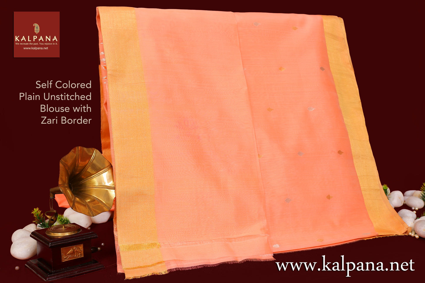 Chanderi Handloom Pure Cotton Saree - Kalpana
