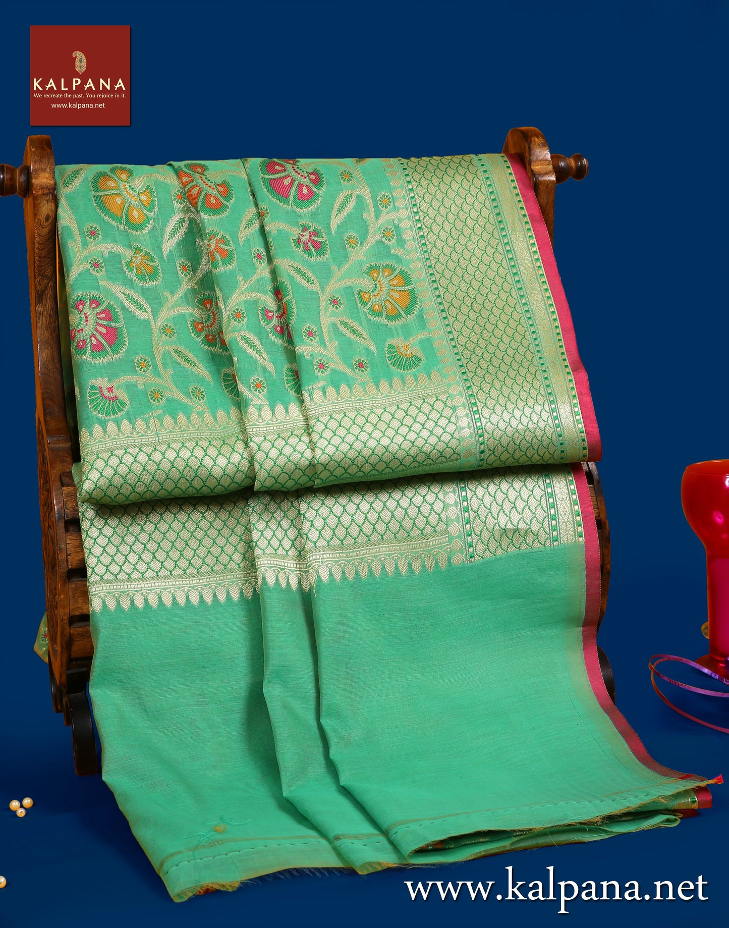 Banarasi Woven Blended Cotton Saree