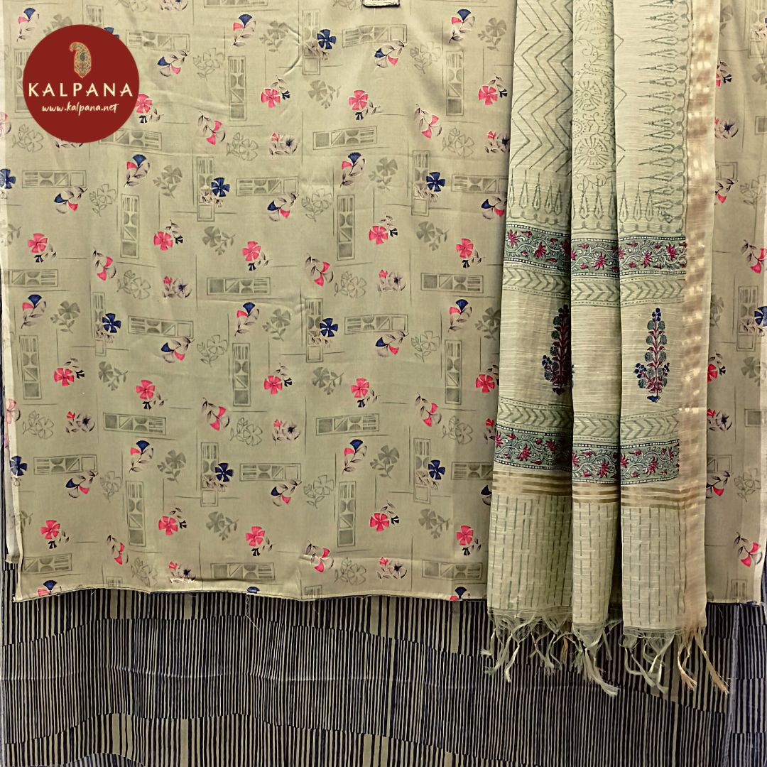 Handloom Blended SICO Cotton Unstitched Suit with All Over Printed. It comes with Self matched Green color Printed SICO Cotton Dupatta with Zari Border. The SICO Cotton Salwar is Green. Perfect for Multi Occasion Wear. Recommended for Festive season(s). Dry Clean Only
Shirt Fabric: 2.5 mts
Salwar Fabric: 2.4 mts
Dupatta: 2.4 mts
Country Of Origin:India
Weight: 500 gms