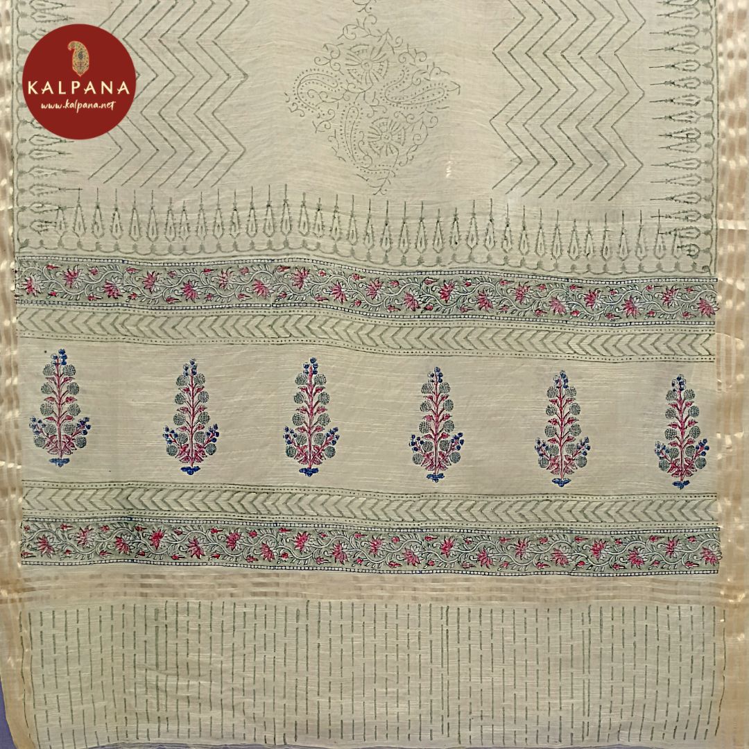 Printed Blended SICO Cotton Unstitched Suit