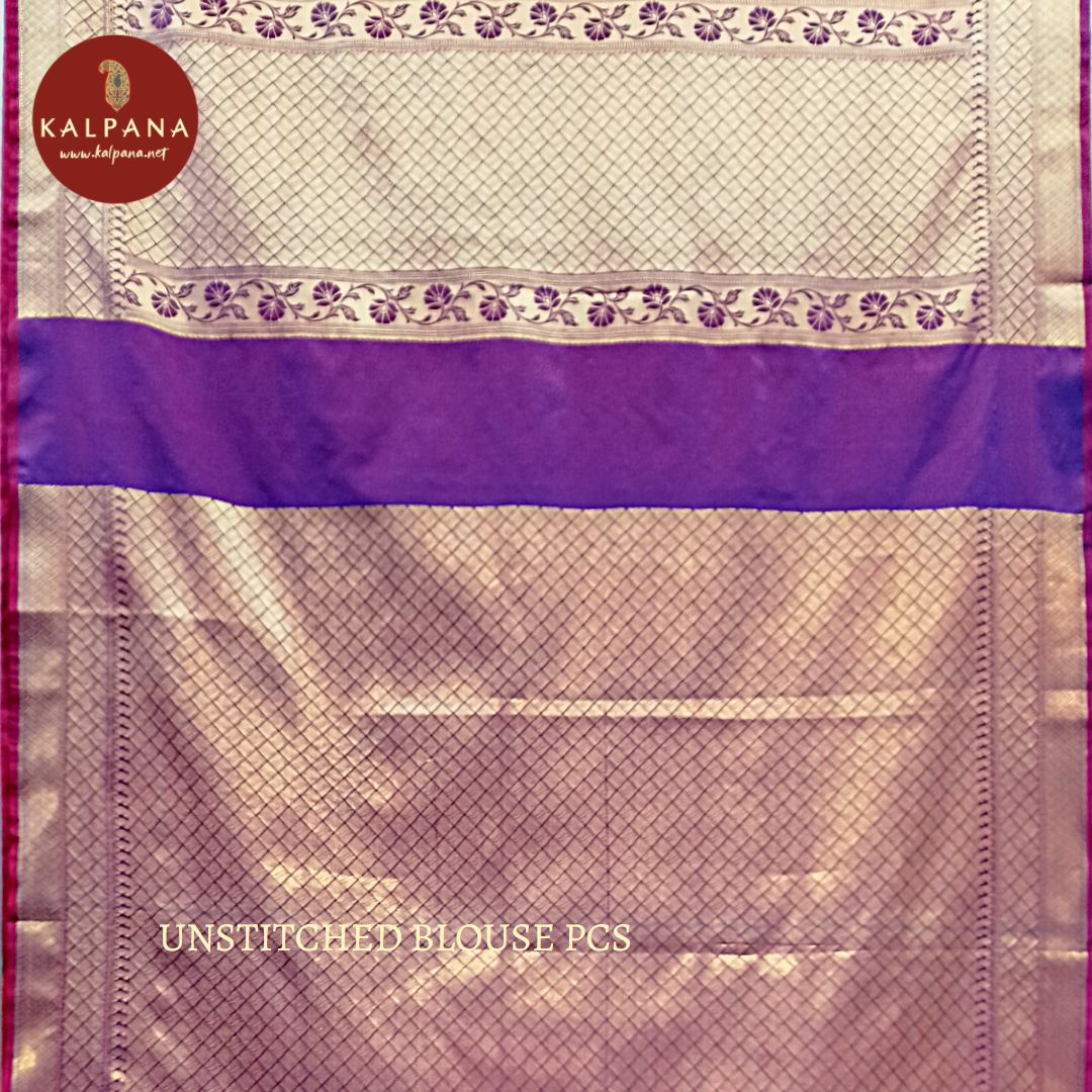 Woven Blended SICO Cotton Saree - Kalpana