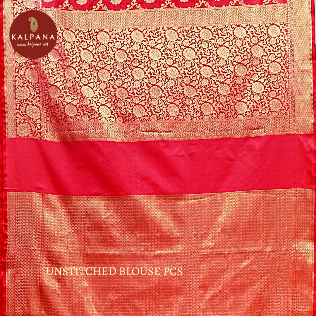 Woven Blended SICO Cotton Saree - Kalpana