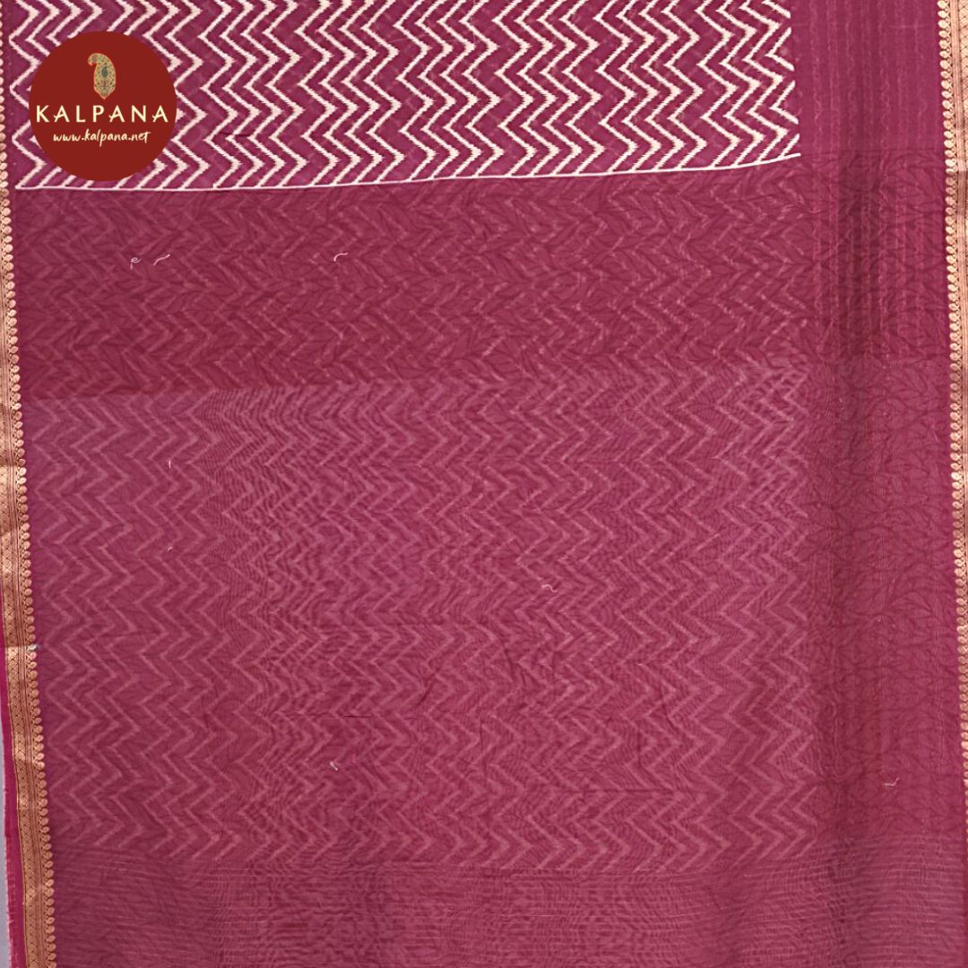 Embroidery Blended SICO Cotton Saree - Kalpana