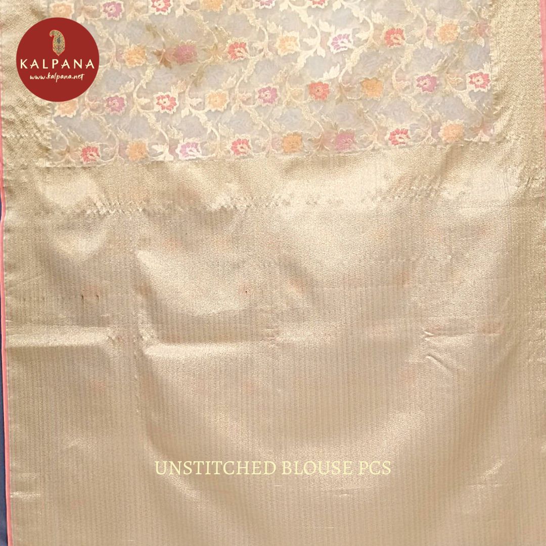 Woven Blended Kora Saree