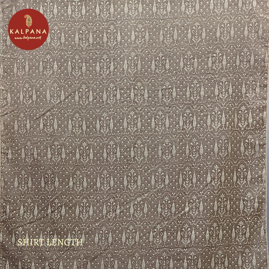 Printed Pure Linen Unstitched Suit