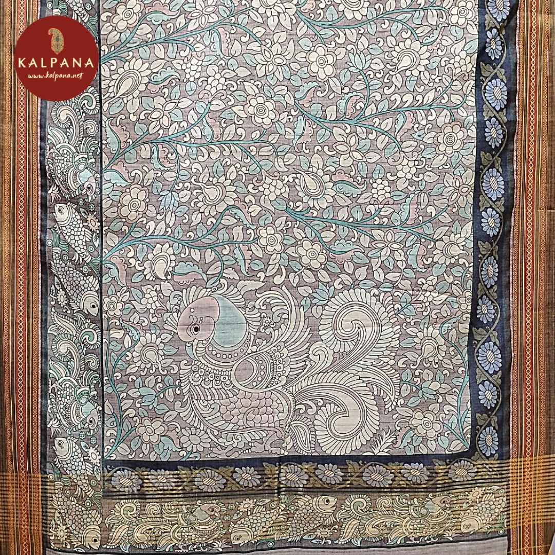 Printed Blended Tussar Silk Saree