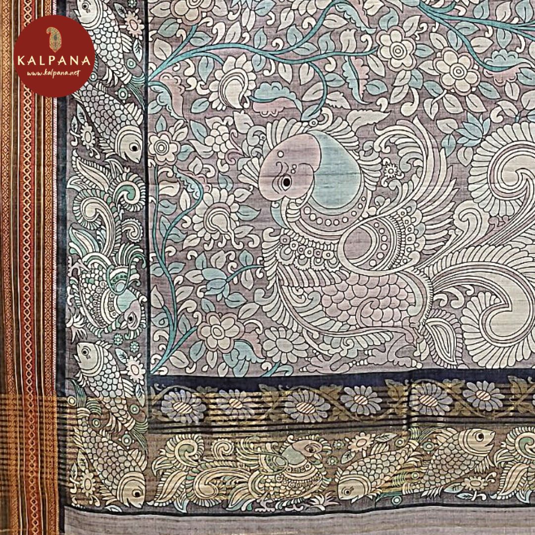Printed Blended Tussar Silk Saree