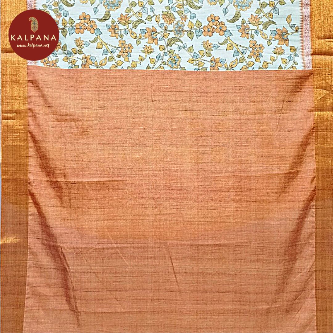 Printed Blended Tussar Silk Saree