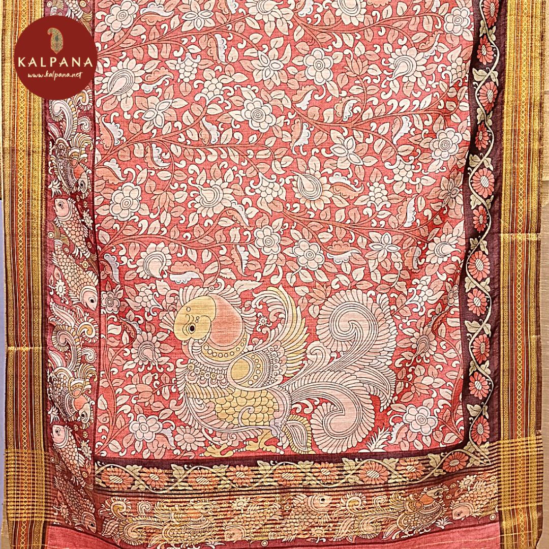 Printed Blended Tussar Silk Saree