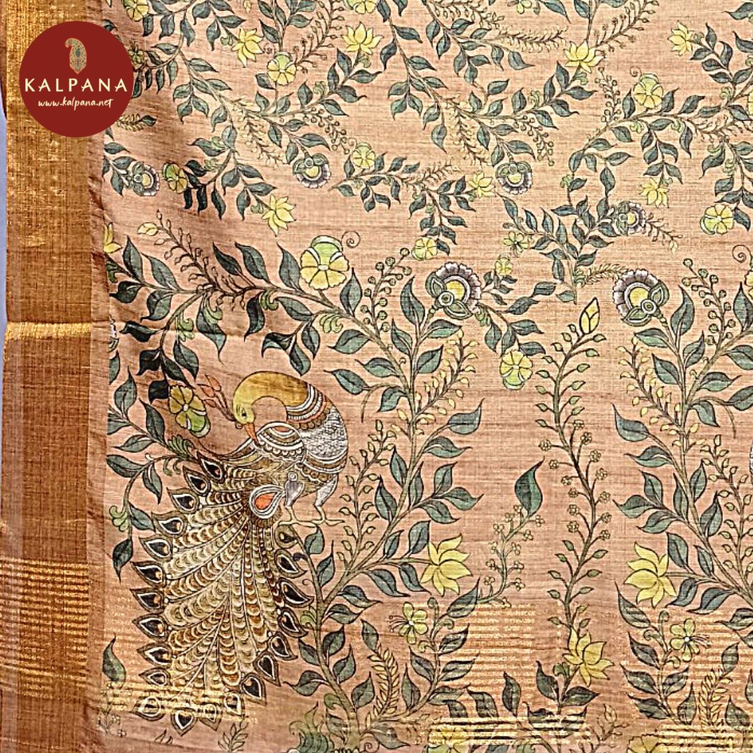 Printed Blended Tussar Silk Saree