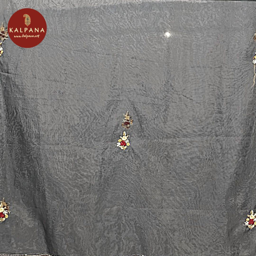 Hand Embroidery Blended SICO Cotton Unstitched Suit