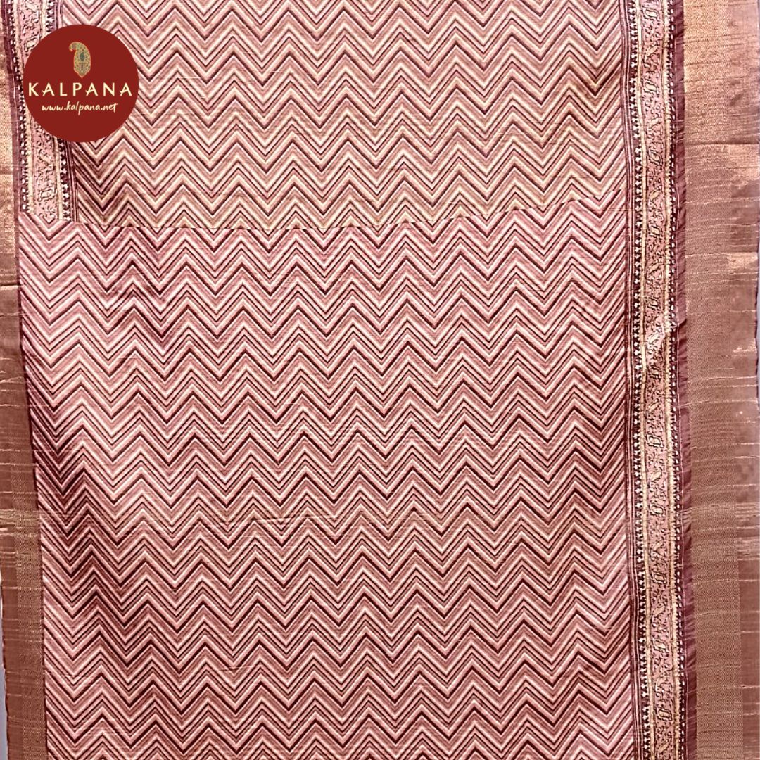 Printed Blended Tussar Silk Saree