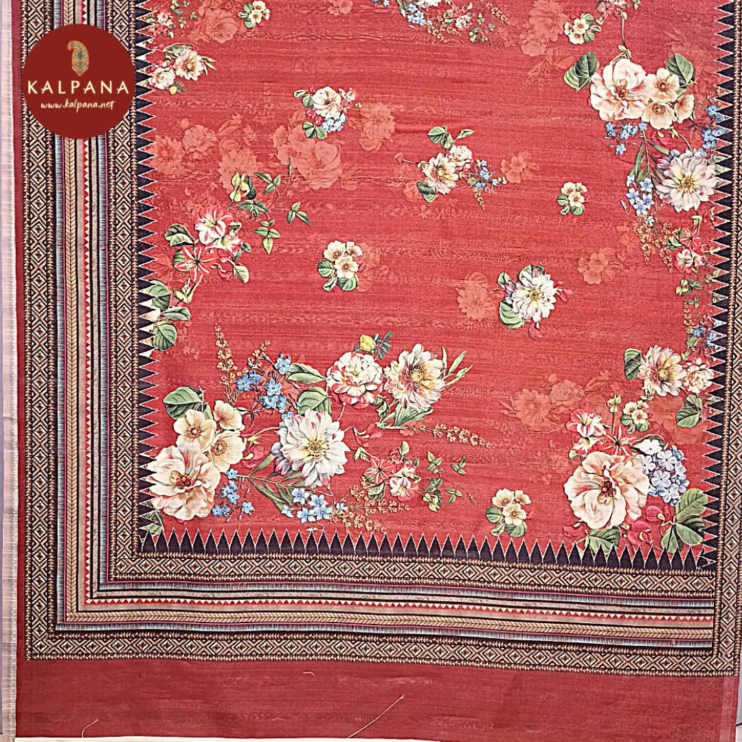 Printed Blended Tussar Silk Saree