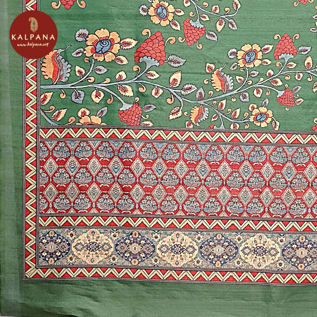 Printed Blended Tussar Silk Saree