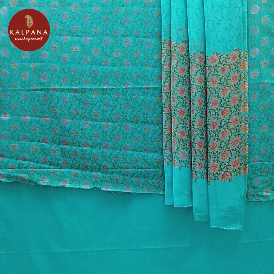 Printed Blended Cotton Unstitched Suit with All Over Printed. It comes with Self matched Blue color Printed Chiffon Dupatta. The Cotton Salwar is Blue. Perfect for Multi Occasion Wear. Recommended for Festive season(s). Dry Clean Only
Shirt Fabric: 2.5 mts
Salwar Fabric: 2.4 mts
Dupatta: 2.4 mts
Country Of Origin:India
Weight: 500 gms
