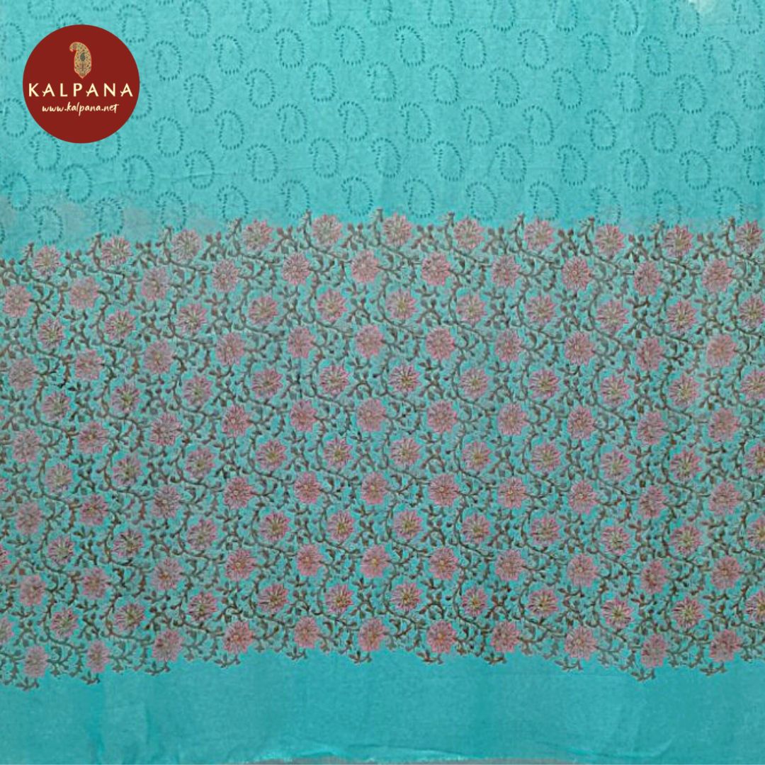 Printed Blended Cotton Unstitched Suit - Kalpana